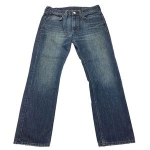 Bullhead Men's Jeans Size 32x30 Gravels Slim Fit Blue Distressed Denim